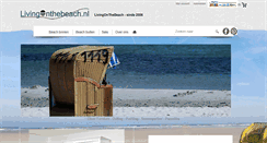 Desktop Screenshot of livingonthebeach.nl